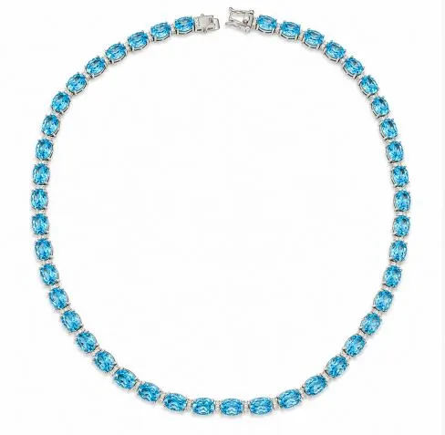 CX011 Colored-Stone Necklace
