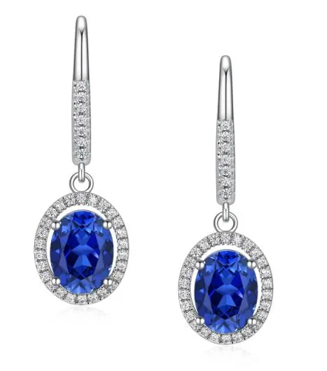 CE006 Colored-Stone Earrings