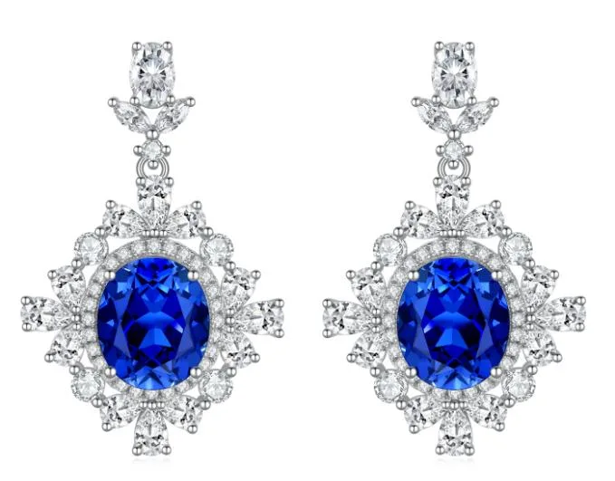 CE012 Colored-Stone Earrings