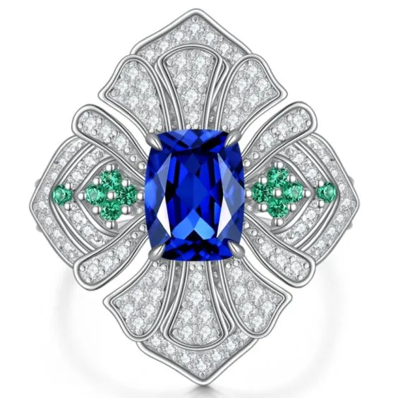 CJ018 Colored-Stone Ring