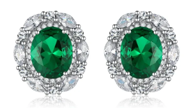 CE019 Colored-Stone Earrings
