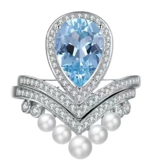 CJ013 Colored-Stone Ring