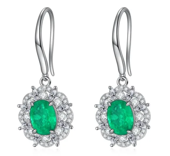 CE003 Colored-Stone Earrings