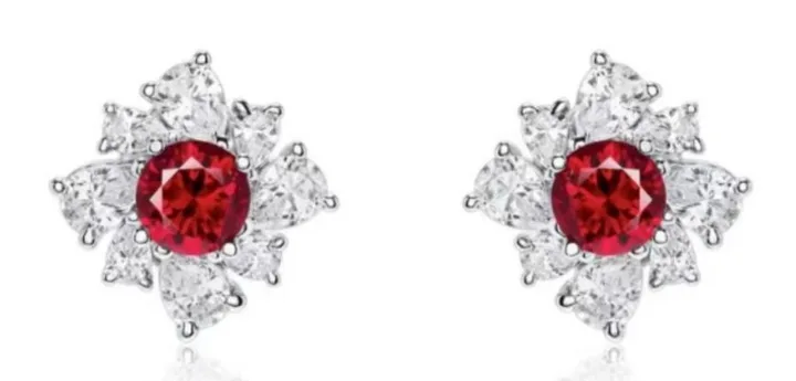 CE024 Colored-Stone Earrings