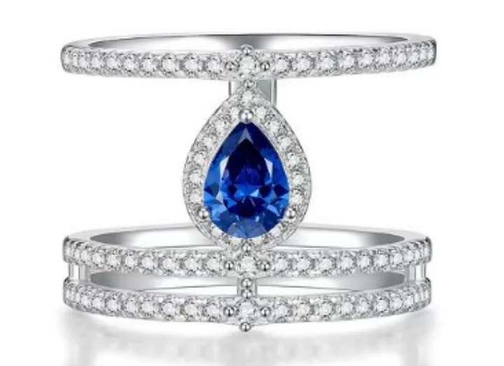 CJ020 Colored-Stone Ring